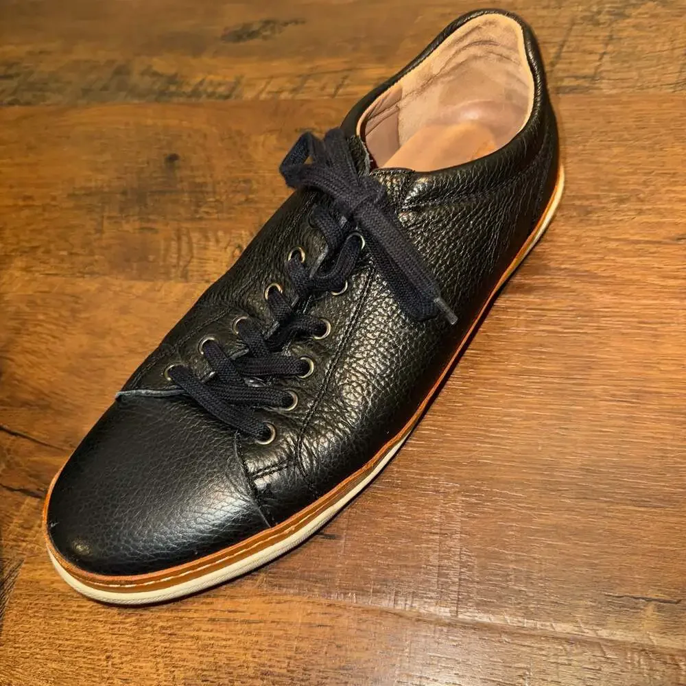 Allen Edmonds Porter Derby 50995 Men’s 10.5 D Black Leather FlyForm Portugal